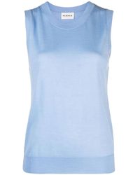 P.A.R.O.S.H. - Sleeveless Crew Neck Sweater - Lyst