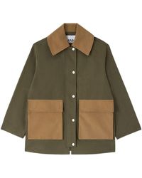 Ganni - Organic Cotton Workwear Jacket - Lyst