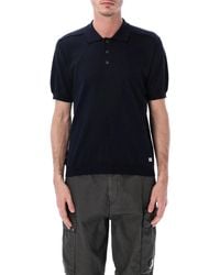 C.P. Company - C.P.Company Short Sleeve Polo Sweater - Lyst