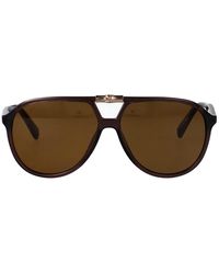 Longchamp - Transparent Injected Sunglasses - Lyst