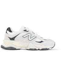 New Balance - 9060 Mesh And Suede Sneakers - Lyst