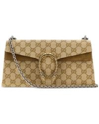 Gucci - Nude Neutrals Leather Dionysus Handbag - Lyst