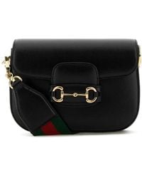 Gucci - Leather Mini Horsebit 1955 Crossbody Bag - Lyst