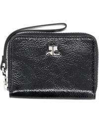 Courreges - Courregès Varnished Leather Wallet - Lyst
