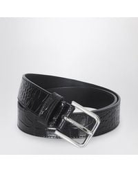 Frankie Shop - Patent Toni Croc Belt - Lyst