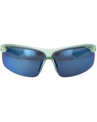 Nike - Solid Mirror Matte Jade Ice Acetate Sunglasses - Lyst