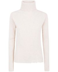 Uma Wang - "Plain Ws" High Neck Rib Top - Lyst