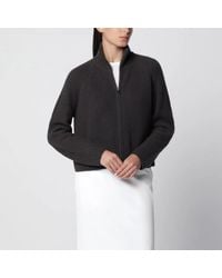 Lisa Yang - Dark Sadie Zip-Up Cashmere Cardigan - Lyst