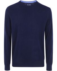 MC2 Saint Barth - "Regent" Cashmere Round Neck Sweater - Lyst