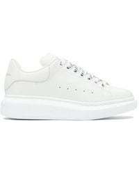 McQueen - Leather Rubber Sneakers - Lyst