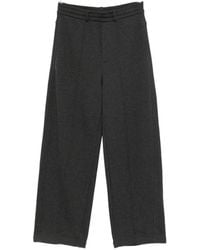 Emporio Armani - Pressed-Crease Track Pants - Lyst