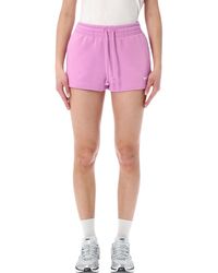 Nike - Elastic Waist Fleece Shorts - Lyst