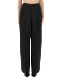 MICHAEL Michael Kors - High-Waisted Wide Leg Pants With Pleated Front - Lyst