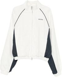 Rhude - Ramona Panelled Zip-Up Jacket - Lyst