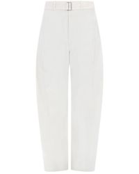 Lemaire - Trousers Twisted Cotton - Lyst