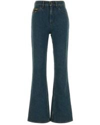 Burberry - Stretch Denim Jeans - Lyst