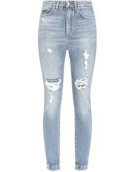 Dolce & Gabbana - Dolce & Gabbana Cotton Stretch Jeans - Lyst
