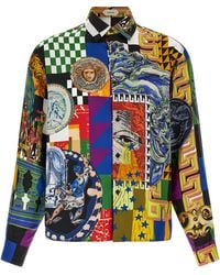 Versace - 'Medusa Collage' Shirt - Lyst