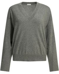 Brunello Cucinelli - Cashmere V-Neck Sweater - Lyst