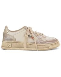 Autry - Sup Vint Low Metal/Leat - Lyst