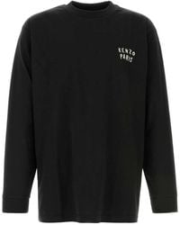 KENZO - Gots Boke Heart Relax Long Sleeves T-Shirt - Lyst