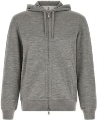 Brunello Cucinelli - Cashmere And Silk Hoodie - Lyst