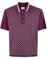 Drole de Monsieur - "Jacquard Cravate" Polo Shirt - Lyst