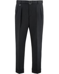 Paolo Pecora - Slim Fit Chino Trousers - Lyst