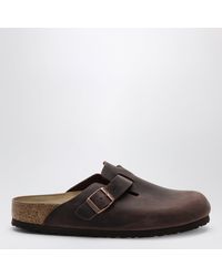 Birkenstock - Habana Oiled Leather Boston Clogs By - Lyst