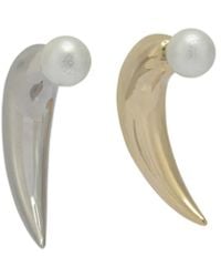 PUCCI - Horn Earrings With Pearl - Lyst