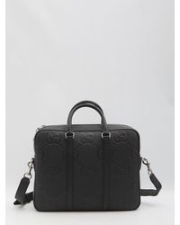 Gucci - Leather Briefcase - Lyst