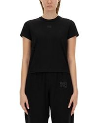 Alexander Wang - Essential Shrunk T-Shirt - Lyst
