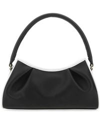 Elleme - Two-Tone Leather Dimple Moon Shoulder Bag - Lyst