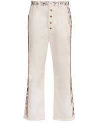 Rabanne - Cropped Flared Jeans - Lyst