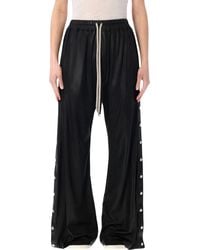 Rick Owens - Drkshdw Wide Pusher Liquid Jersey Pants - Lyst