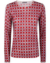 In bed with You - Boatneck Printed Jumper - Lyst