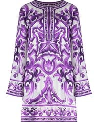 Dolce & Gabbana - Short Dresses - Lyst