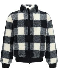Givenchy - Checked Wool-Blend Teddy Jacket - Lyst