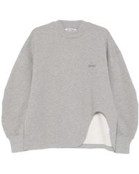 The Attico - Round Neck Sweatshirt - Lyst