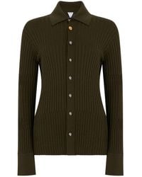 Bottega Veneta - Silk And Cashmere Ribbed Top - Lyst