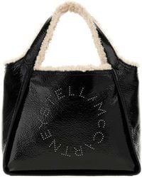 Stella McCartney - Mini Synthetic Leather Shopping Handbag - Lyst