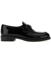 Prada - Leather Loafers - Lyst
