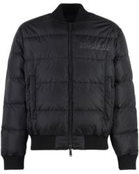 DSquared² - Nylon Puffer Bomber Jacket - Lyst