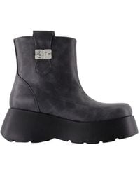 Ganni - Kat Low Vintage Ankle Boots - Lyst