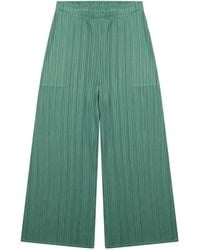 Pleats Please Issey Miyake - Palazzo Trousers - Lyst