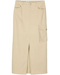 Filippa K - Crepe Cargo Skirt - Lyst