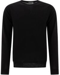 John Smedley - Merino Wool "Lundy" Crewneck Sweater In - Lyst