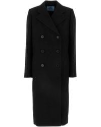 Prada - Virgin Wool Coat - Lyst