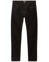 Versace - Classic Straight-Leg Denim Pants With Contrast Stitching - Lyst