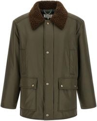 Maison Margiela - Shearling Collar Parka - Lyst